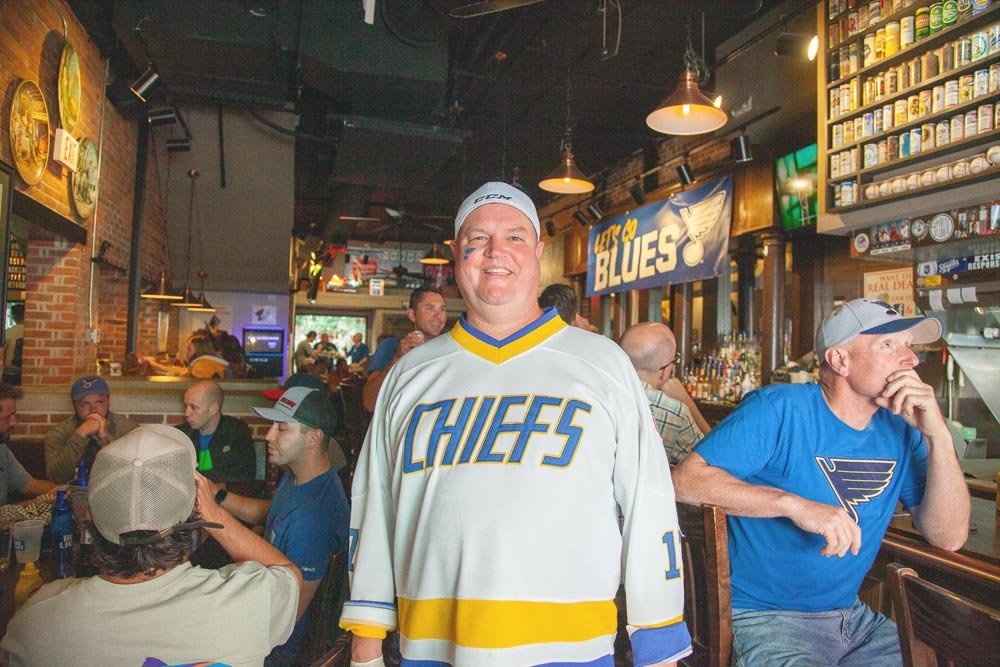 Falstaff’s Local owner Scott Morris has closed his downtown sports bar. Shown above in summer 2019, Morris and Falstaff's benefitted from the St. Louis Blues' Stanley Cup run.